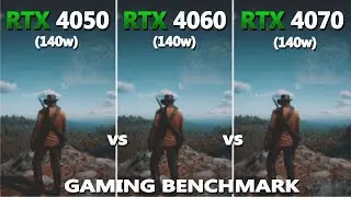 Laptop RTX 4050 vs 4060 vs 4070 Gaming Benchmark Test | 1440P | Which one is better? |