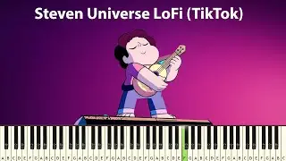 Steven Universe Lo-Fi TikTok Version - PIANO TUTORIAL