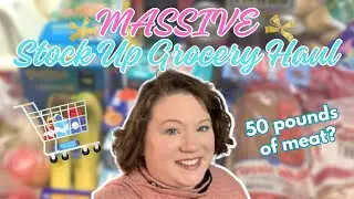 😱MASSIVE STOCK UP GROCERY HAUL 🛒| KROGER GROCERY HAUL