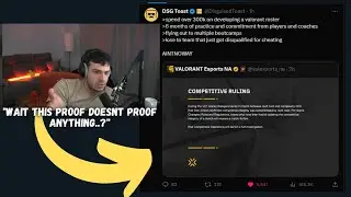 Tarik on VALORANT GC CHEATER Against DSG with ''PROOF''