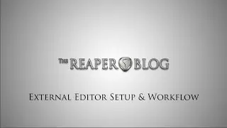 External Editor Setup & Workflow in REAPER