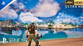 Fortnite (PS5) 4K 60FPS HDR Gameplay (Chapter 4 Season 4)