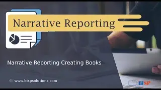 Narrative Reporting Creating Books | Oracle Narrative Reporting | Oracle BISP |Oracle EPM Consulting