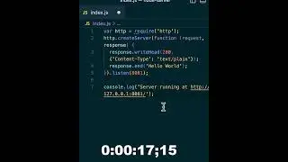 How to Create a NodeJS HTTP Server in Under 40 Seconds