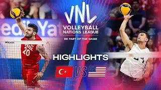 🇹🇷 TUR vs. 🇺🇸 USA - Highlights | Week 1 | Mens VNL 2024