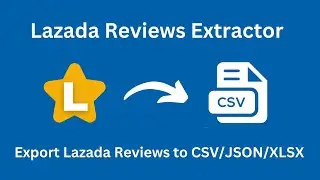 How to scrape Lazada customer reviews with one click 2024