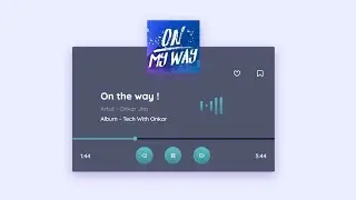 Make music player app using JavaScript | step by step tutorial in hindi | music player