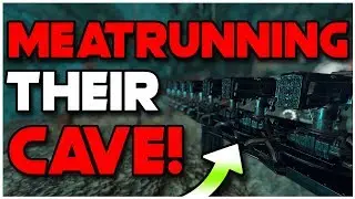 We MEATRAN Their BREEDING Cave! | ARK 6 Man PvP