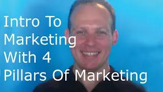 Introduction to marketing and advertising with my four pillars of marketing