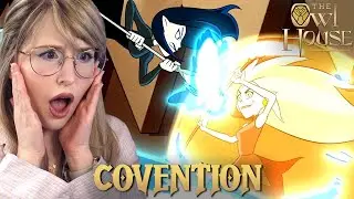 WITCH DUELS ARE *INSANE* - GRAVITY FALLS FAN REACTS - THE OWL HOUSE 1x05 - COVENTION