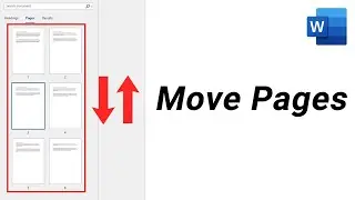 How to Move a Page Up or Down in Word - Step By Step