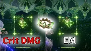 Crit Damage Circlet vs EM Circlet - Which One is Better? - Nahida (Genshin Impact)