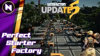 PERFECT STARTER FACTORY for Satisfactory Update 5 | #01 | Lets Play / Walkthrough / Tutorial