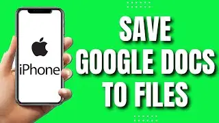 How To Save Google Docs To Files On iPhone (Updated & NEW 2023)