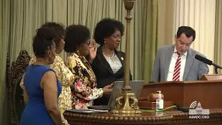 Newly Elected Assemblymember Tina McKinnor Takes the Oath of Office