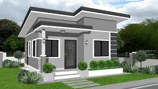 42 SQM | SMALL HOUSE DESIGN | 6M x 7M | 2 BEDROOM | BAHAY | PORMA HOUSE