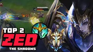 Wild Rift Zed - Top 2 Zed Galaxy Slayer Gameplay Sovereign Ranked