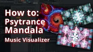 Psytrance Mandala Music Visualization - ZGameEdior Visualizer || FL Studio 12