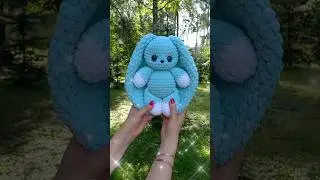 ЗАЙКА ОБЛАЧКО крючком! ЗАВТРА в 13:30 выйдет МК на моём канале! #knittedbunny #зайчиккрючком