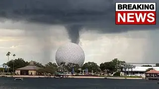 Tornado Warning At Disney World! 