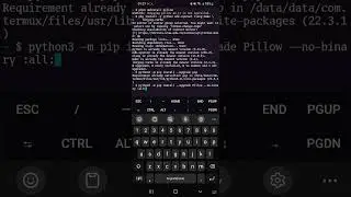 Installing Pillow (Python Image Processing Library) on Termux ~ Android