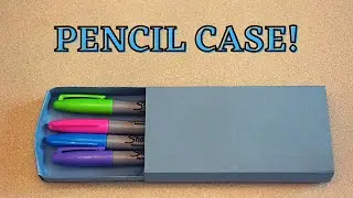 DIY Paper Pencil Case For School!