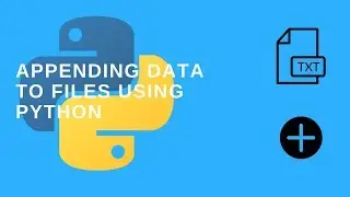 Appending data to files using python