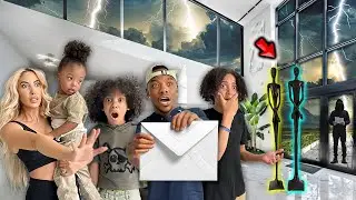 CREEPY Letter Left at the Front Door of Our HAUNTED DREAM HOME *Caught on Camera*