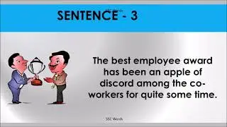 APPLE OF DISCORD  Idiom 1617 # Meaning and five sentences # SSC Words
