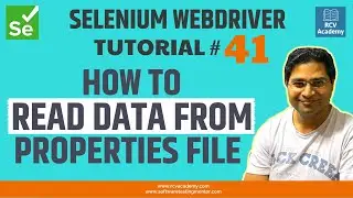 Selenium WebDriver Tutorial #41 - How to Read Data From Properties File