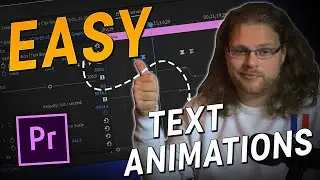 4 SUPER EASY Text Animations for Adobe Premiere Pro 2020