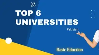 Top 6 Universities of Pakistan by HEC | Basic Education #shorts