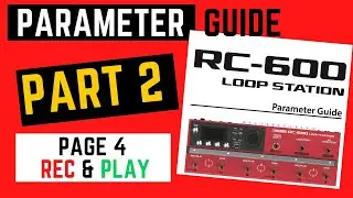 RC-600 PARAMETER GUIDE Part 2