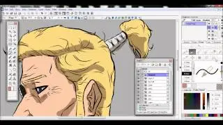 Manga Studio 4 Cell Shading Coloring Tutorial #1