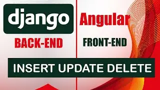 Python Django API  Angular 12 / 13  CRUD / Insert Update Delete | Angular Angular 12 / 13 Tutorial