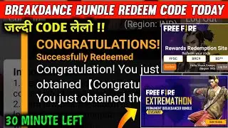 Breakdancer Bundle Redeem Code | Free Fire Redeem Code Today | Redeem Code Free Fire | 08 JULY 2021