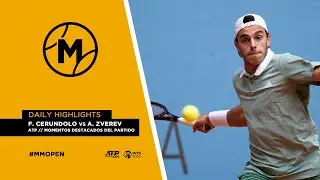 F. Cerundolo vs A. Zverev // ATP momentos destacados del partido // MUTUA MADRID OPEN 2024