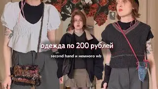 я люблю секонд хенды ✨весенний haul и lookbook✨ и  кринж истории🤡