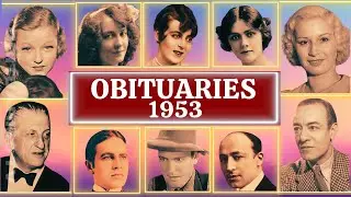 Deaths in 1953s Part 03 OBITUARIES TV