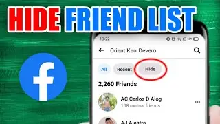 How to Hide FRIEND LIST on Facebook (2024)