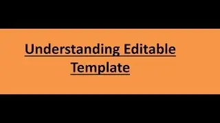 69. Understanding Editable template in AEM.