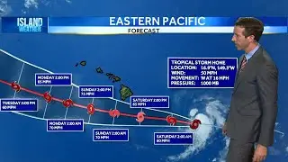 Tropical Storm Warning in effect for Hawaii County as Hone churns toward state