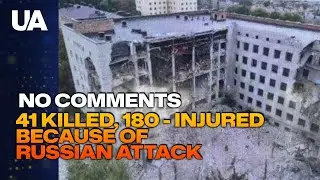 BREAKING 41 people killed, 180 - injured because of Russian missile attack on Poltava