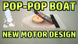 A New Design of Pop Pop Putt Putt Boat Motor