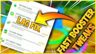 FREE FIRE FIX LAG 60FPS FAST GAME BOOSTER GPU/CPU TWEAKS ACTIVATE