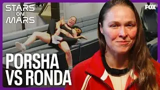 Ronda Rousey Teaches Porsha Williams How To Wrestle | Stars On Mars