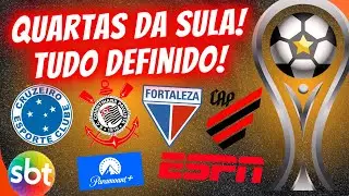 TUDO DEFINIDO NAS QUARTAS DA SUL-AMERICANA!