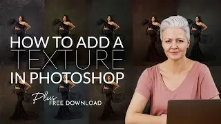 Photoshop Tutorial - How to Add a Texture with Kelly Brown