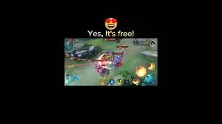 Fanny free valentine's skin is beautiful 😍 | MLBB #shorts #fanny #mobilelegends