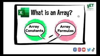 What is an array in Excel || Array Constants || Array Formulas